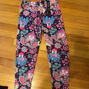 Women’s Colorful Elephant Print Leggings - One Size